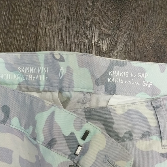 Gap light camo khakis Skinny Mini - Picture 5 of 5